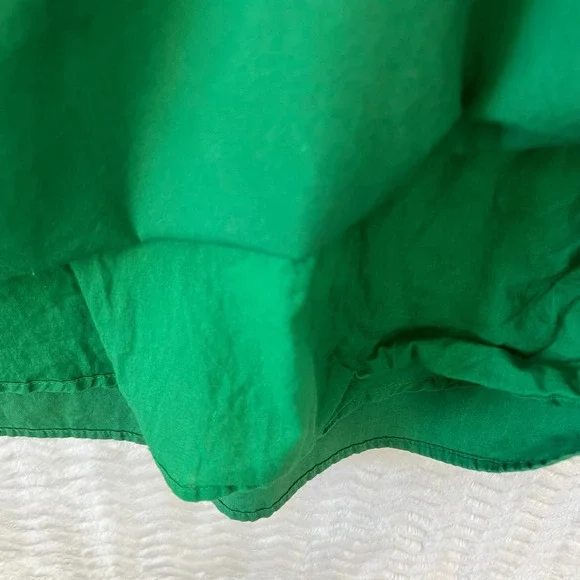 Anthropologie Maeve Kelly Green Fountain of Youth Sleeveless Shirt Dress Women 8 - Picture 6 of 16